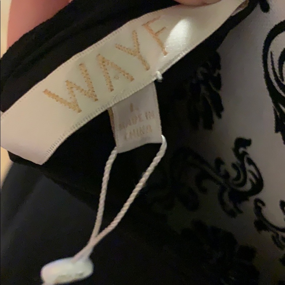 NWT WAYF Black Ruffle Dress - Picture 9 of 10